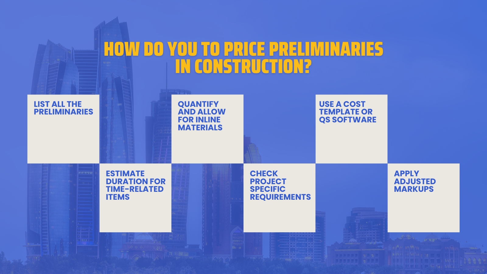 How to Price Preliminaries in vr影院